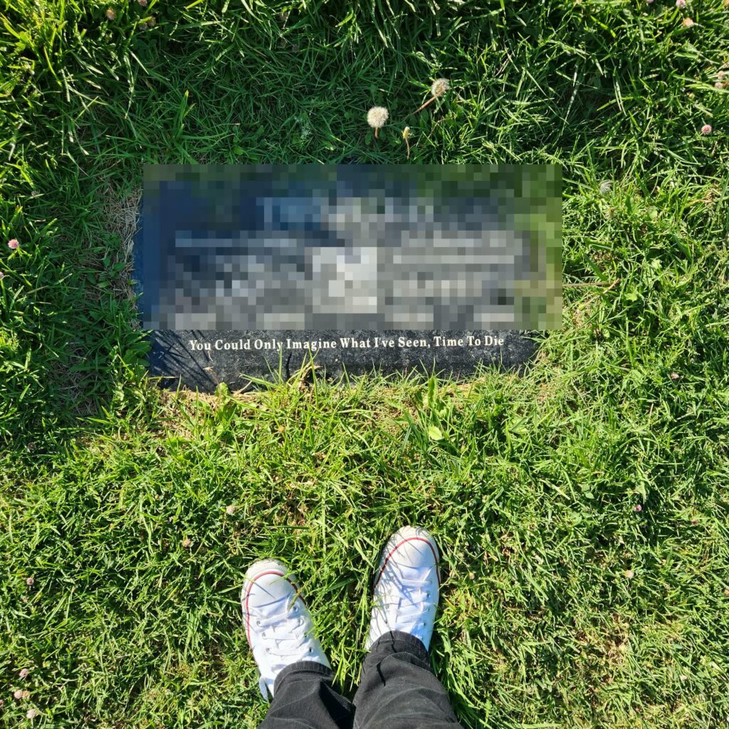 Visited my birth parents' grave today