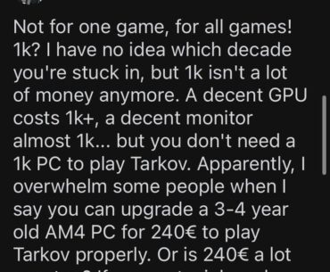 Are top 3 GPUs considered “decent” nowadays and 1k monitor the standard ?