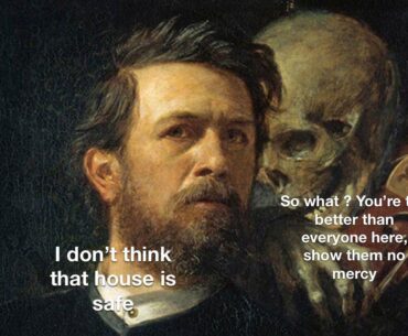Proceeds to die