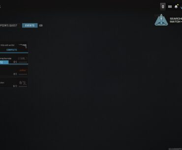 New Events Tab for Warzone Rewards