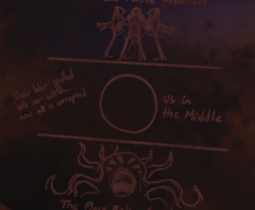 Can someone explain what ‘‘Us in the Middle’’ represents?