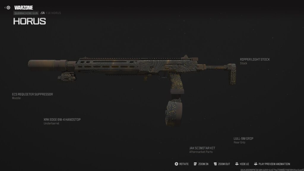 My new favorite SMG with the aftermarket part. Decent range, no recoil, and fast reload.