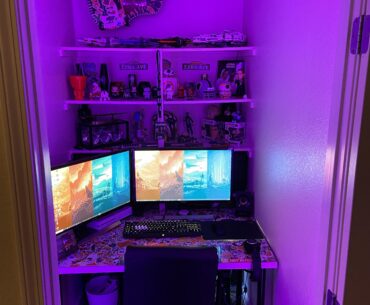How’s my limited space setup? (Rig is on the floor)