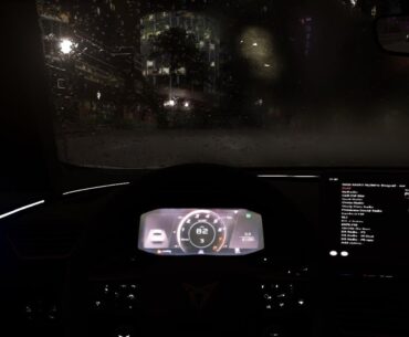 In my free time currently, for some reason, the most relaxing thing to do when gaming is to start up Assetto Corsa, then choose a "regular" car and drive on a rainy night with traffic applied (Map mod : Bayview)