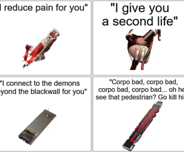 Cyberpunk rendition of that one comic meme