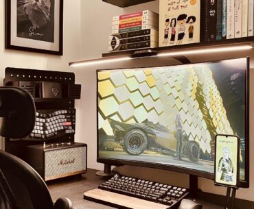 My cozy workspace setup