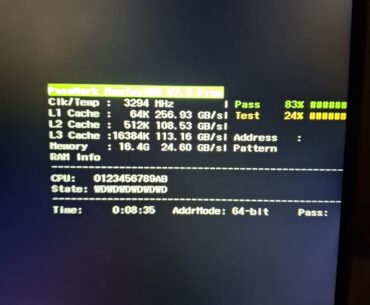 Having Windows crashes a lot, then I ran memtest...