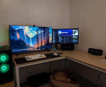 My work and gaming station