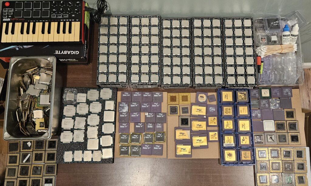 My collection of processors.