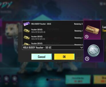 I bought a Lucky Špin Ďraw 10 Voucheř for 150 Řecall Ťokens which doesn't show up in the latest event
