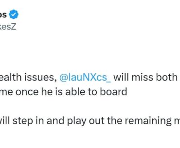 Revenant will play with their coach as LauNX has been sent home with food poisoning