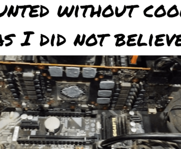 Update 1: The GPU that drowned in beer just booted up