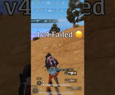 1v4 failed #pubgmobile #pubg