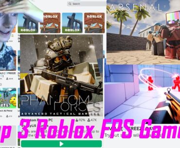 Top 3 Roblox FPS games | Quann Pick's