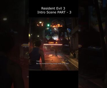 Resident Evil 3 Intro Scene Part 4 #ps5 #residentevil #gaming #gameplay #residentevil3 #ps5gameplay