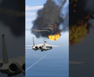 Russian Fighter Jets attack on Ukrainian fighter mig_29 | gtav