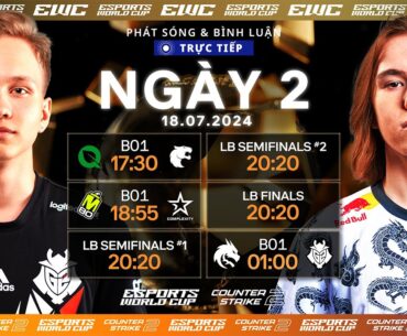 TRỰC TIẾP | COUNTER STRIKE 2 - ESPORTS WORLD CUP | VÒNG PLAY-IN