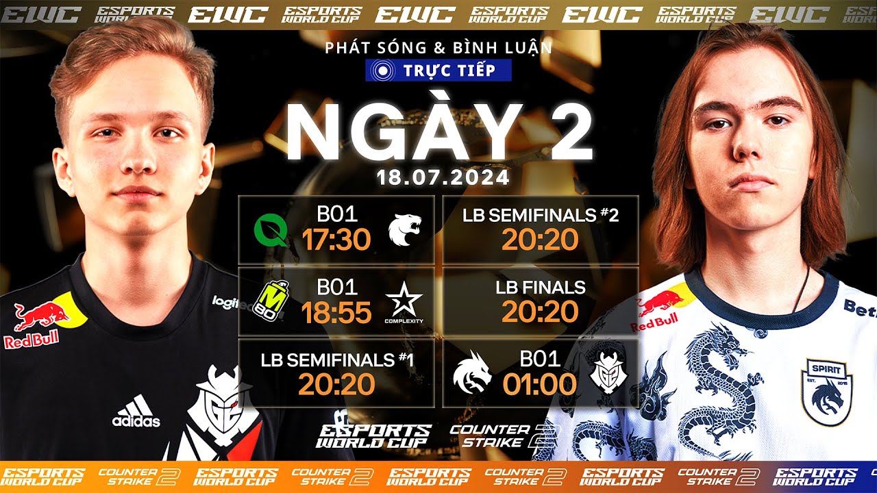 TRỰC TIẾP | COUNTER STRIKE 2 – ESPORTS WORLD CUP | VÒNG PLAY-IN TRỰC TIẾP | COUNTER STRIKE 2 - ESPORTS WORLD CUP | VÒNG PLAY-IN