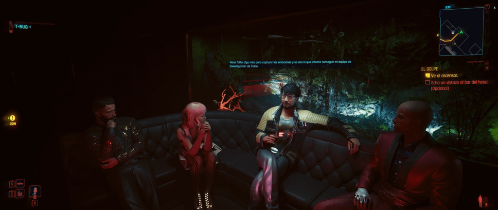 I just found Kojima at the bar in Konpeki