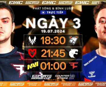 TRỰC TIẾP | COUNTER STRIKE 2 - ESPORTS WORLD CUP | VÒNG TỨ KẾT