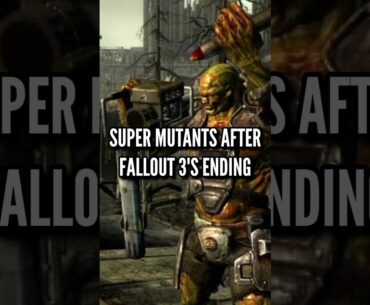 Super Mutants after FO3 - Fallout Facts #fallout #falloutfacts #falloutlore #gaming #shorts