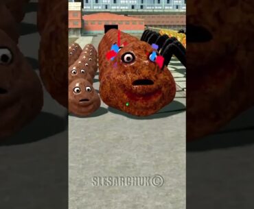 EVOLUTION FORGOTTEN SMILING CRITTERS SNEAKY STINK BUG VS POU BOU'S REVENGE BIG CITY in Garry's Mod !
