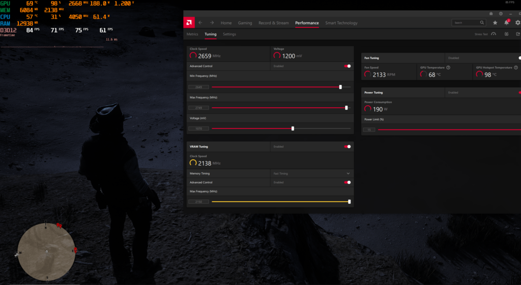 Newbie here! I’m trying to undervolt my GPU in order to get it’s temps down but no matter what I do the voltage is always maxed out under load. Any advice? I’ve been using AMD Software to tune my GPU but I have MSI afterburner open with all the same settings aswell. Newbie here! I'm trying to undervolt my GPU in order to get it's temps down but no matter what I do the voltage is always maxed out under load. Any advice? I've been using AMD Software to tune my GPU but I have MSI afterburner open with all the same settings aswell.