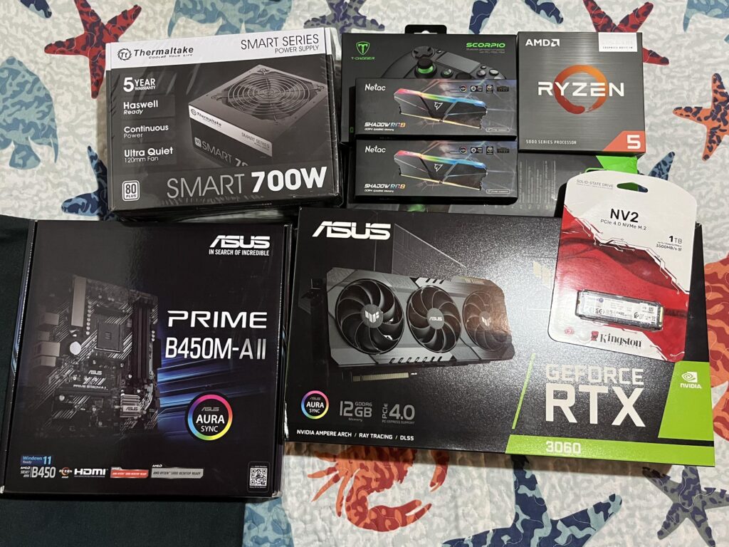 All the pieces finally arrived! I’m so excited to put it all together