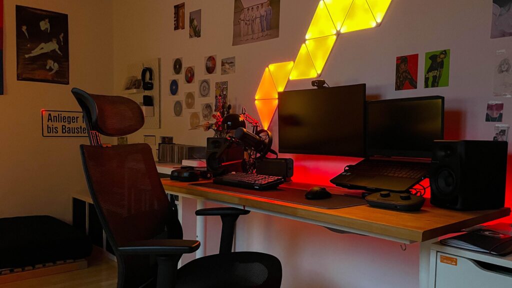 gaming laptop setup