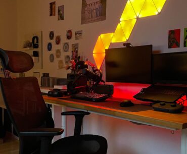 gaming laptop setup