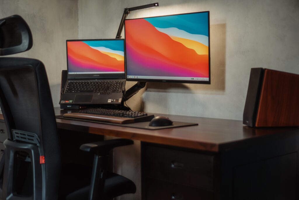 My laptop setup