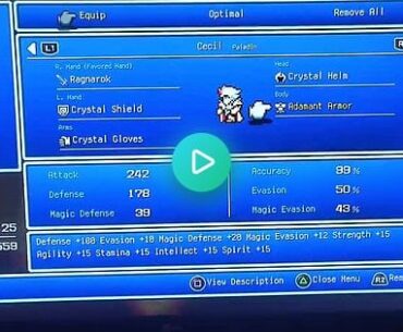 [FFIV]When you're adamant about the squad being dripped out.