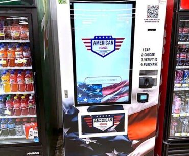 Ammunition Vending Machine in Texas Grocery Store