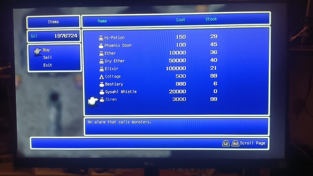 When you're going for that Adamant Armour 5/5 grind