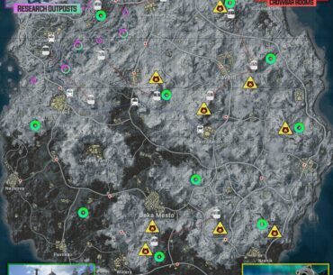 Maps for all secret rooms, security rooms, bear caves, and labs.