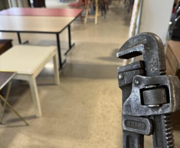Found an old wrench for 10 bucks and recreating Bioshock in the second hand store