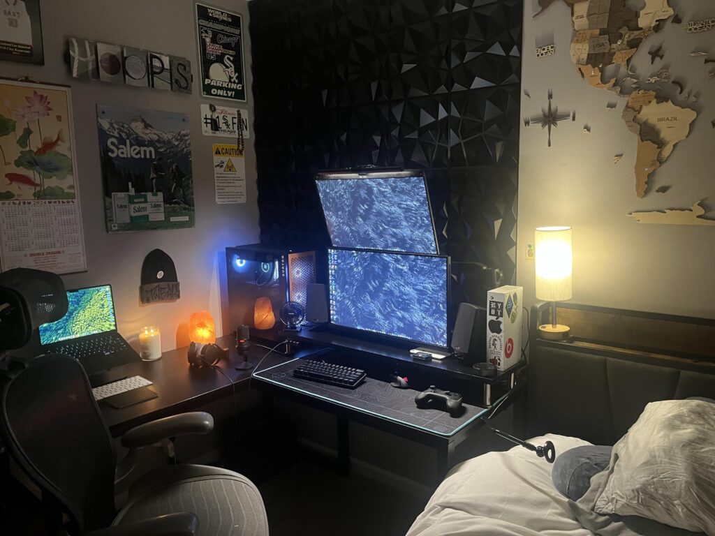 School + Gaming + Sleep = Setup