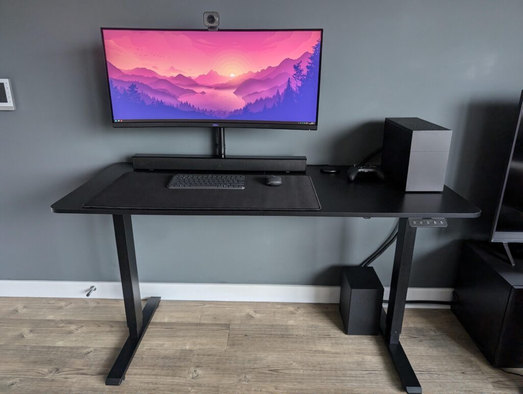 SFF + ultrawide + standing desk