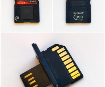 Got an old handheld device and found an SD card inside that I had never seen before - with an integrated USB stick
