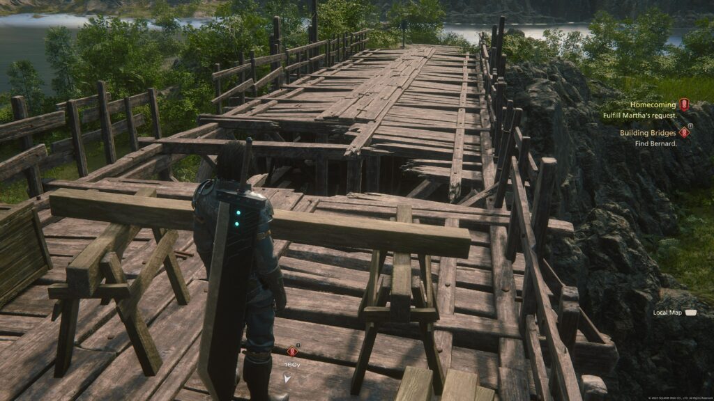 Gotta love gaming logic where this is an uncrossable bridge lol