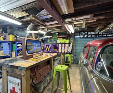 Having work done in the house so I’ve had to move to my workshop/garage
