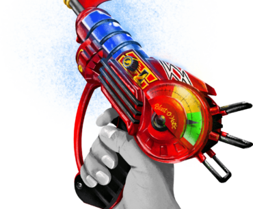 I made art of the raygun