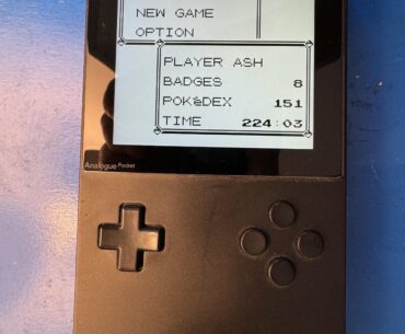 Found my old Pokémon Red! Save file still intact!