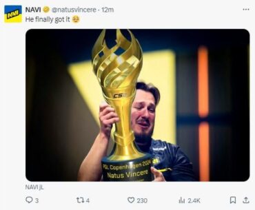jL Finally Got His In-Game Trophy