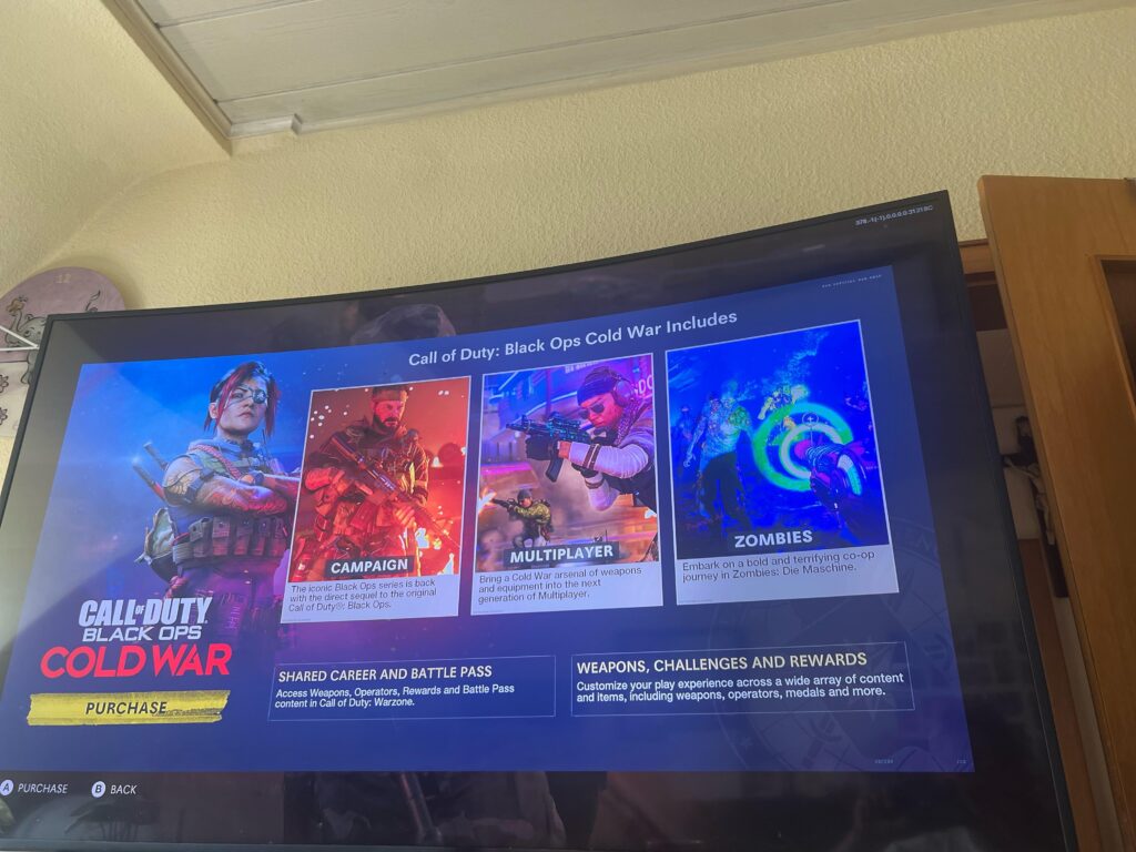 I own a physical copy of Cold War but it is telling me to purchase the game again what should I do?