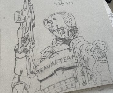 Trauma Team Drawing