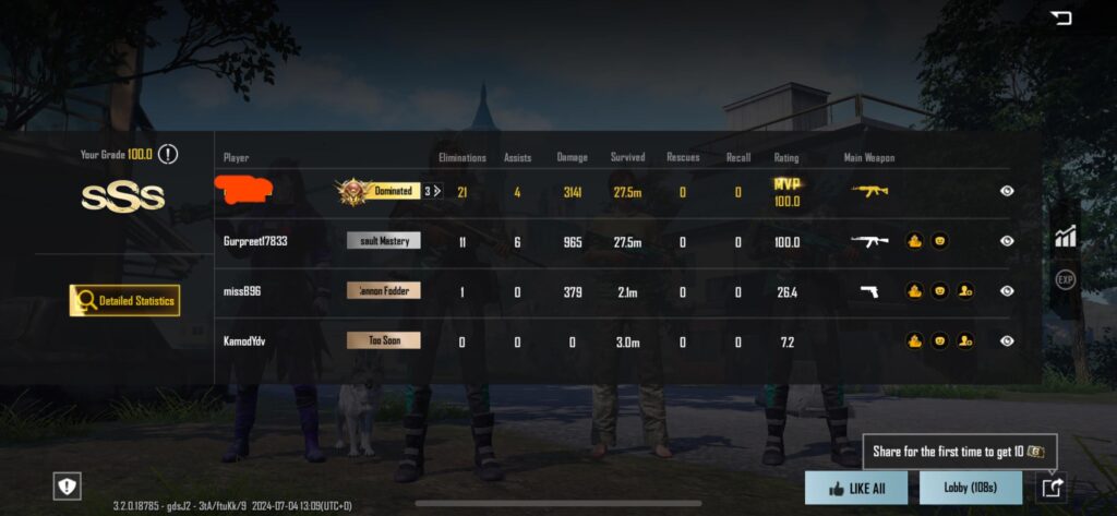 Lucky day