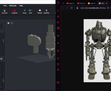 Anybody have any ideas on how to make the arm hinges work for the Lego Origins robot that I'm designing?