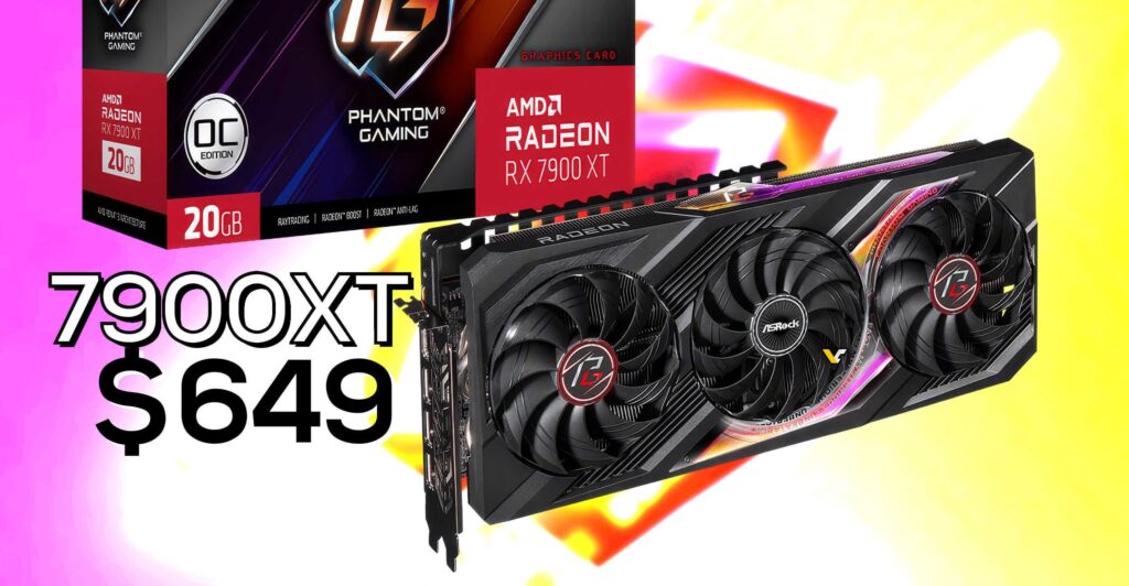 AMD Radeon RX 7900 XT drops to $649 for the first time