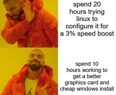 and then find out your favorite games don't work on linux
